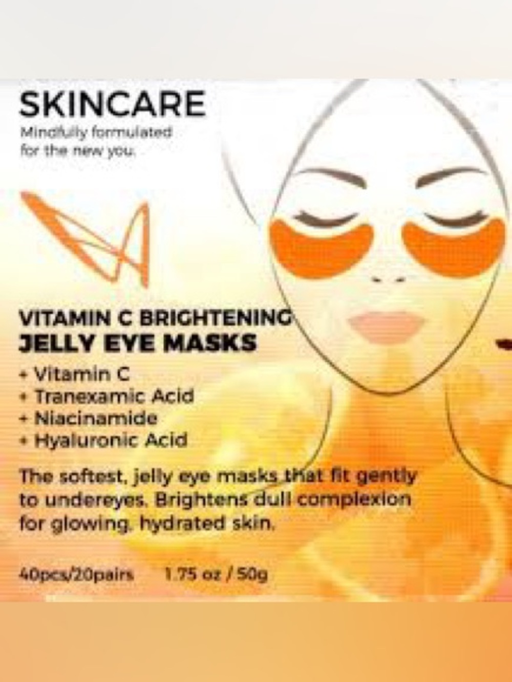 LA SPLASH BRIGHTENING C EYE PATCHES 40 ct